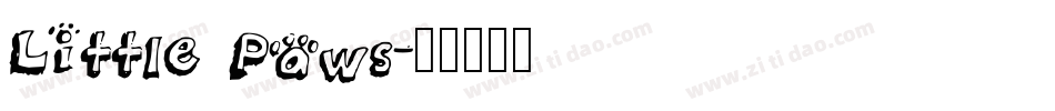 Little Paws字体转换
